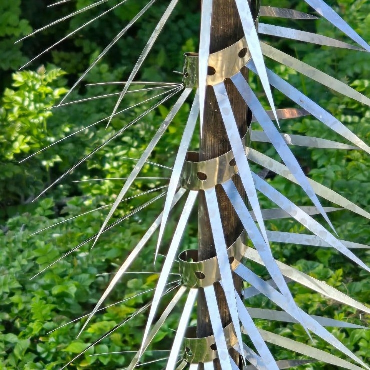 Happy Day μπλοκ τύπου μεταλλικά αιχμές φράγματος κατά γάτων και αρουραίων