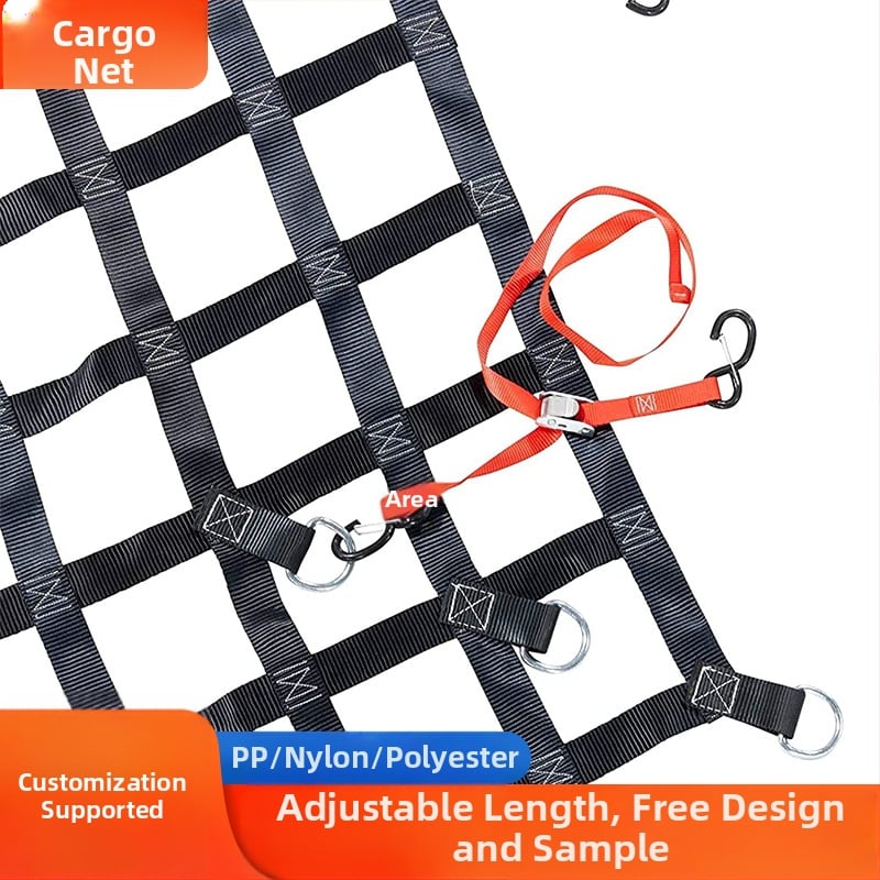 Teška najlon mreža za teret, otporna na habanje, protupadna, za vanjsku upotrebu