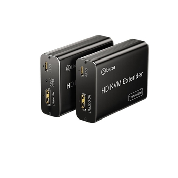HDMI KVM extender, domet 60 m, RJ45 mrežni kabel, HDMI na RJ45 predajnik, USB tipkovnica kompatibilna