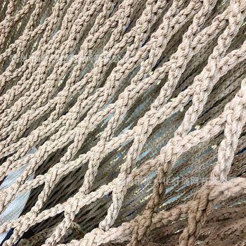 Vanjska mreža za penjanje na drvetu s 12 mm najlonskom užadi, mreža bez čvorova — za penjanje, zaštitu i dekoraciju u zabavnim parkovima, trgovačkim centrima i igralištima