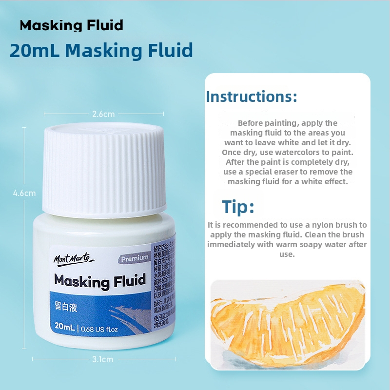 Montmartre Maskovacia tekutina na akvarel (Značka: Montmartre; Materiál: farba na akvarel; Balenie: farebná krabička; Použitie: maľovanie akvarelom; IP oprávnenie: Nie)