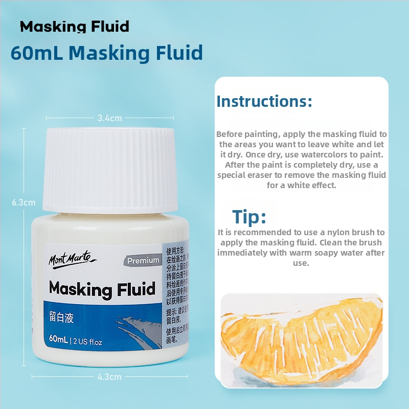 Montmartre Maskovacia tekutina na akvarel (Značka: Montmartre; Materiál: farba na akvarel; Balenie: farebná krabička; Použitie: maľovanie akvarelom; IP oprávnenie: Nie)