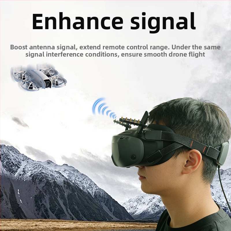 CQT Yagi antena za FPV naočale A1/NEO2 – ABS + bakar, set