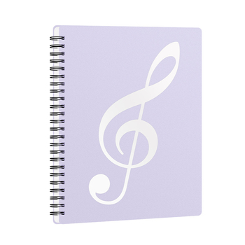 Folder za partiture za klavir, 40 stranica/60 partitura, PP plastika, višestrani folder, Worry-free 91024, mogućnost prilagodbe