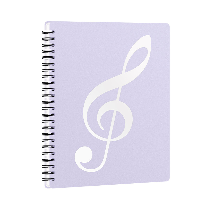 Folder za partiture za klavir, 40 stranica/60 partitura, PP plastika, višestrani folder, Worry-free 91024, mogućnost prilagodbe