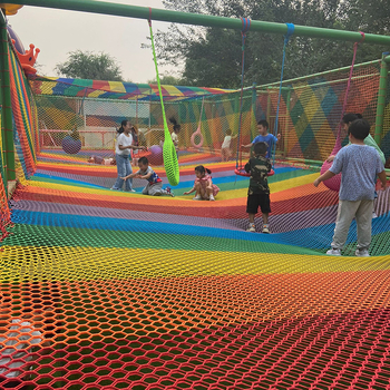 Vanjska mreža za penjanje za djecu i vrtić — najlon mreža, zaštitna ogradica