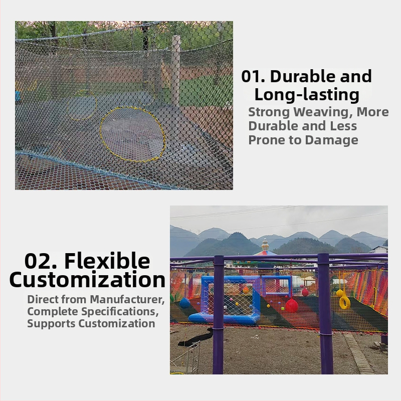 Vanjska mreža za trampolin – Šumska tema, penjačka mreža za dječje igralište, sigurnosna zaštita, porijeklo Shandong, brand Hongxuan