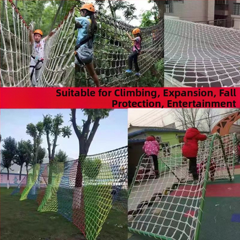 Vanjska penjačka mreža za djecu, razvoj i trening, od Run Chang, s mogućnošću visećeg mosta