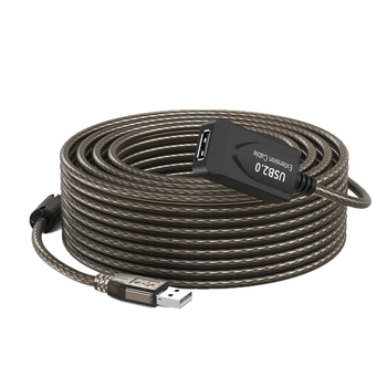 Καλώδιο επέκτασης USB 2.0 U201, USB διεπαφή, χαλκός χωρίς οξυγόνο, έγχυση-μορφοποίηση, μήκη 5,1 μ., 15,2 μ. και 30 μ.