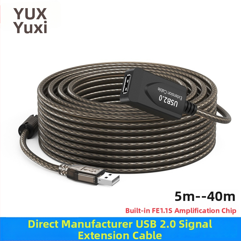 USB 2.0 predlžovací kábel U201, USB rozhranie, bezkyslíka meď, vstrekované spracovanie, dĺžky 5,1 m, 15,2 m a 30 m