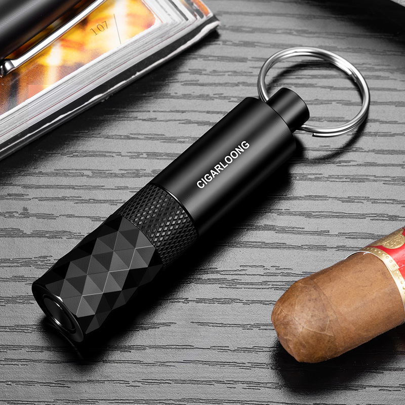 Burghiu pentru trabucuri, 2 în 1, design integrat, din aliaj - Cigarloong / Qielong