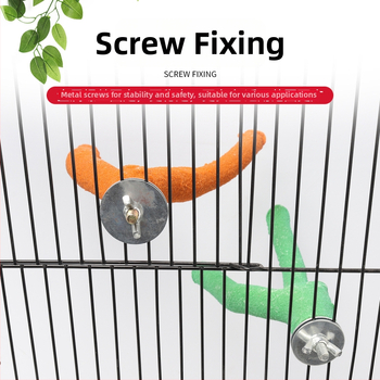 Hračky pre vtáky s brúskou na drápky a lezeckou rebríkom, Tiger Skin Peony dizajn; pre dospelé vtáky; bez dovozu