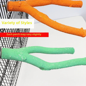 Hračky pre vtáky s brúskou na drápky a lezeckou rebríkom, Tiger Skin Peony dizajn; pre dospelé vtáky; bez dovozu