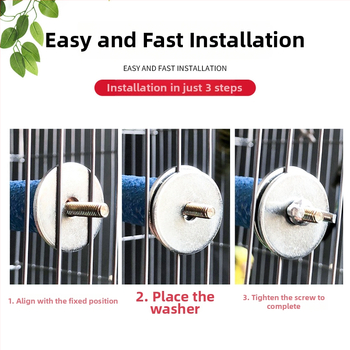 Hračky pre vtáky s brúskou na drápky a lezeckou rebríkom, Tiger Skin Peony dizajn; pre dospelé vtáky; bez dovozu