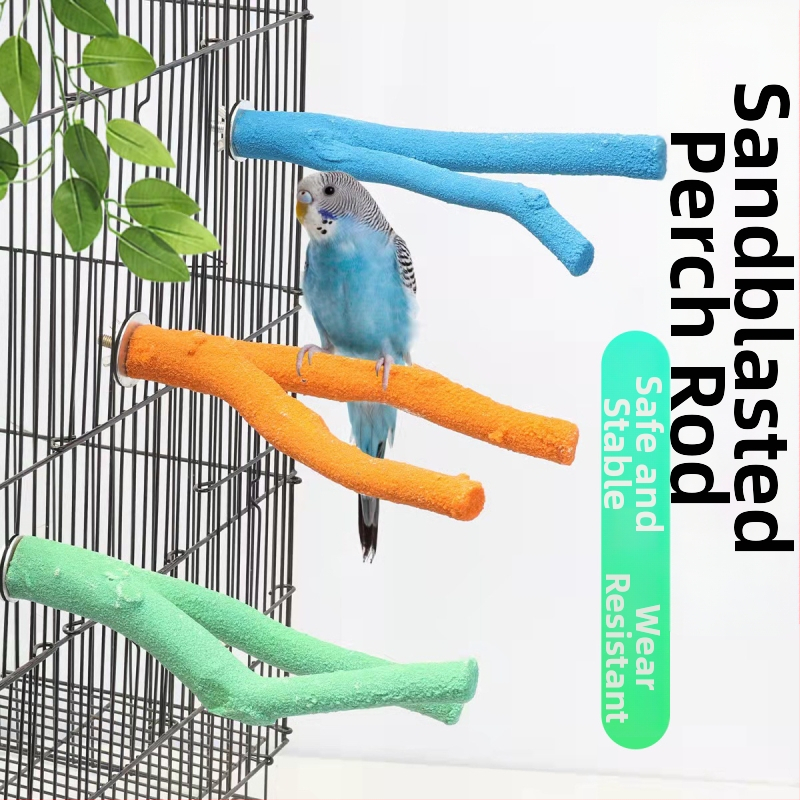 Hračky pre vtáky s brúskou na drápky a lezeckou rebríkom, Tiger Skin Peony dizajn; pre dospelé vtáky; bez dovozu