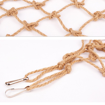 Ptica penjačka mreža od konopljine užadi, s hamakom i ljuljačkom