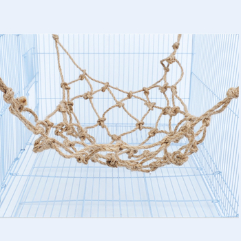 Ptica penjačka mreža od konopljine užadi, s hamakom i ljuljačkom