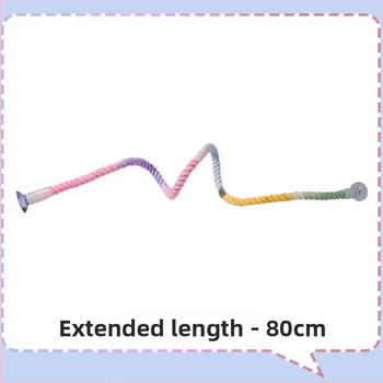 Hračka na šplhanie pre papagaja z bavlnenej šnúry s otáčajúcim sa rebríkom – žuvacia hračka pre dospelé vtáky