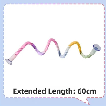 Hračka na šplhanie pre papagaja z bavlnenej šnúry s otáčajúcim sa rebríkom – žuvacia hračka pre dospelé vtáky