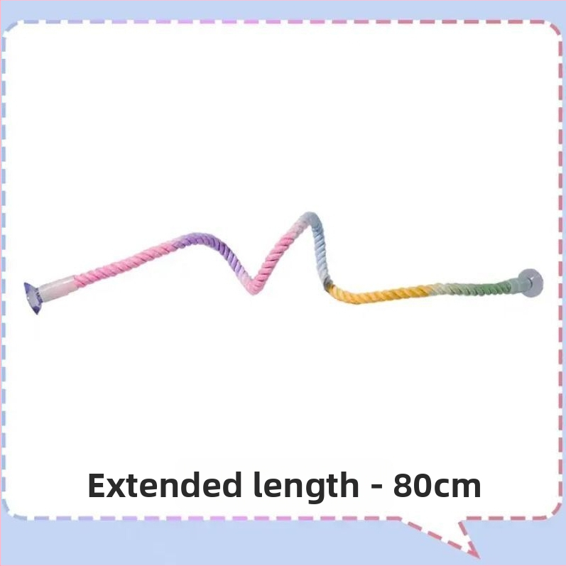 Hračka na šplhanie pre papagaja z bavlnenej šnúry s otáčajúcim sa rebríkom – žuvacia hračka pre dospelé vtáky