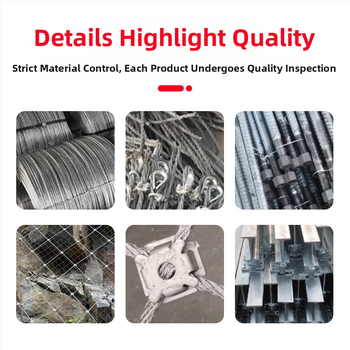 Dianbang Δίκτυο Προστασίας Πλάγων με Ενεργό και Ευέλικτο Σχέδιο για Παρεμπόδιση Πτώσεων Πετρών (Δίκτυο από Ατσάλινο Καλώδιο)