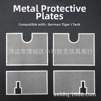 Henglong 3818-1 Tiger RC Tank Upgrade Kit s kovovou ochrannou sieťou