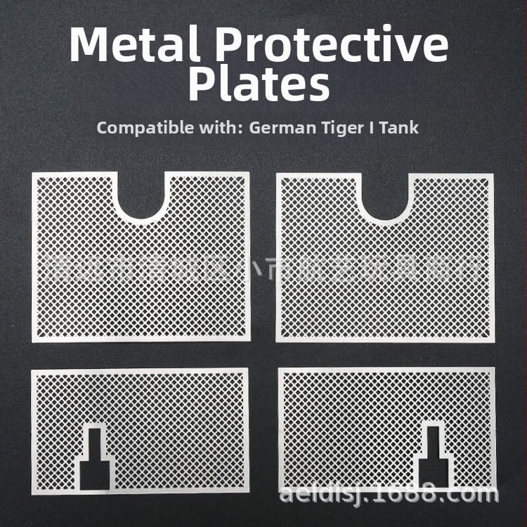 Henglong 3818-1 Tiger RC Tank Upgrade Kit s kovovou ochrannou sieťou