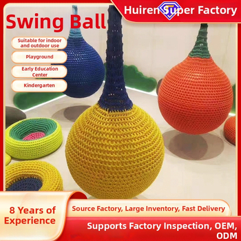 Uže mrežasta viseća ljuljačka s loptom — vanjski dječji igralište, senzorna integracija i tjelesni razvoj