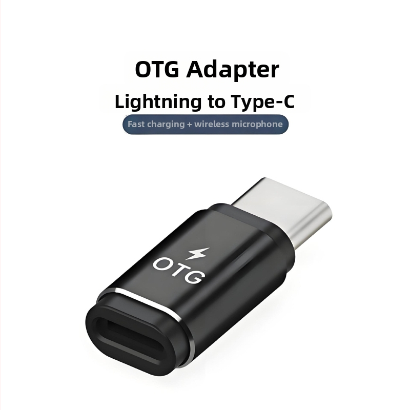 OTG adaptér Lightning na Type-C, 40Gbps vysokorýchlostný prenos dát, hliníková zliatina puzdro, model Otg-lightning