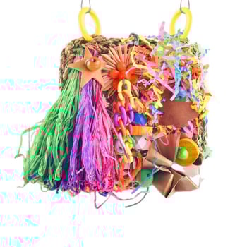 Jucării pentru papagali • Brand Source Valley • jucărie cu plasă de 1 strat pentru păsări