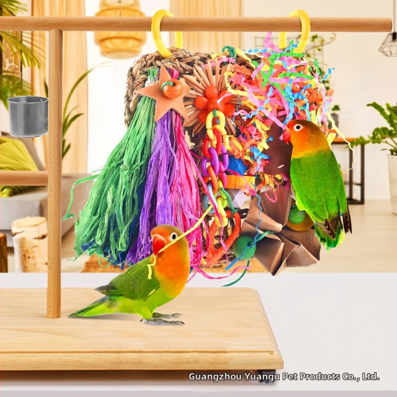 Hračky pre papagáje • Značka Source Valley • 1-vrstvá sieťová hračka na lezenie pre vtáky
