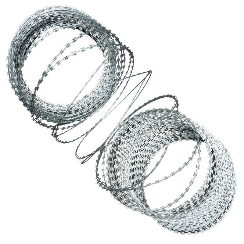 Személyre szabható tövisdrótos kerítés — dupla csavarás, 304 rozsdamentes acél galvanizált, jobb oldali tekerés, izoláció és lopás elleni védelem