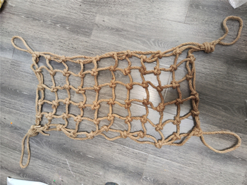 Jucărie pentru păsări – plasă de escaladare din sfoară de cânepă pentru papagali, mărci private autorizate