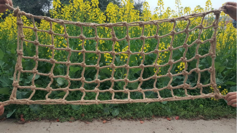 Jucărie pentru păsări – plasă de escaladare din sfoară de cânepă pentru papagali, mărci private autorizate