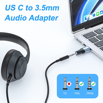 KESHOW adaptor magnetic USB-C la 3,5 mm pentru dispozitive USB-C și căști cu mufă 3,5 mm