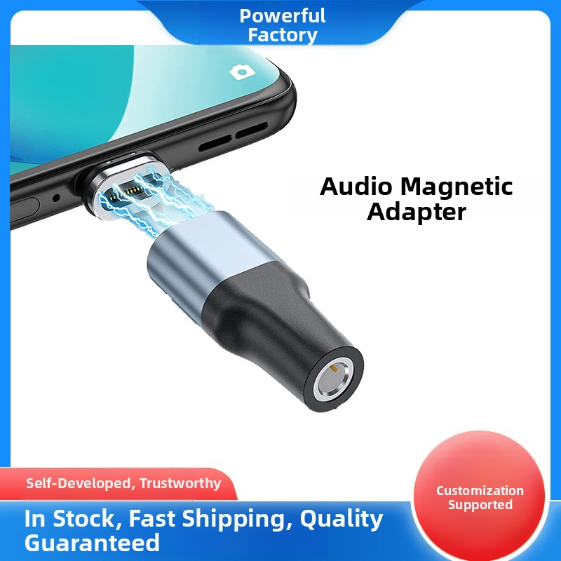 KESHOW USB-C na 3,5 mm magnetický audio adaptér pre USB-C zariadenia a slúchadlá s 3,5 mm konektorom