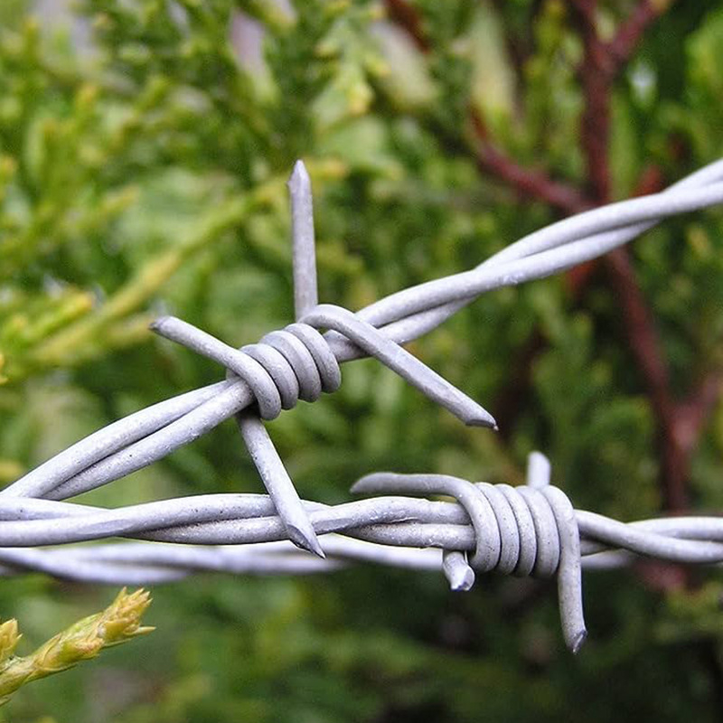 Γαλβανισμένο υψηλής αντοχής πλέγμα αγκαθωτής συρμάτινης με λεπίδες για φράχτες, για οπωρώνες και εκτάσεις, μήκος κατόπιν παραγγελίας, τάση εφελκυσμού κατά παραγγελία, χρήση κατά παραγγελίας, μάρκα Lianxin