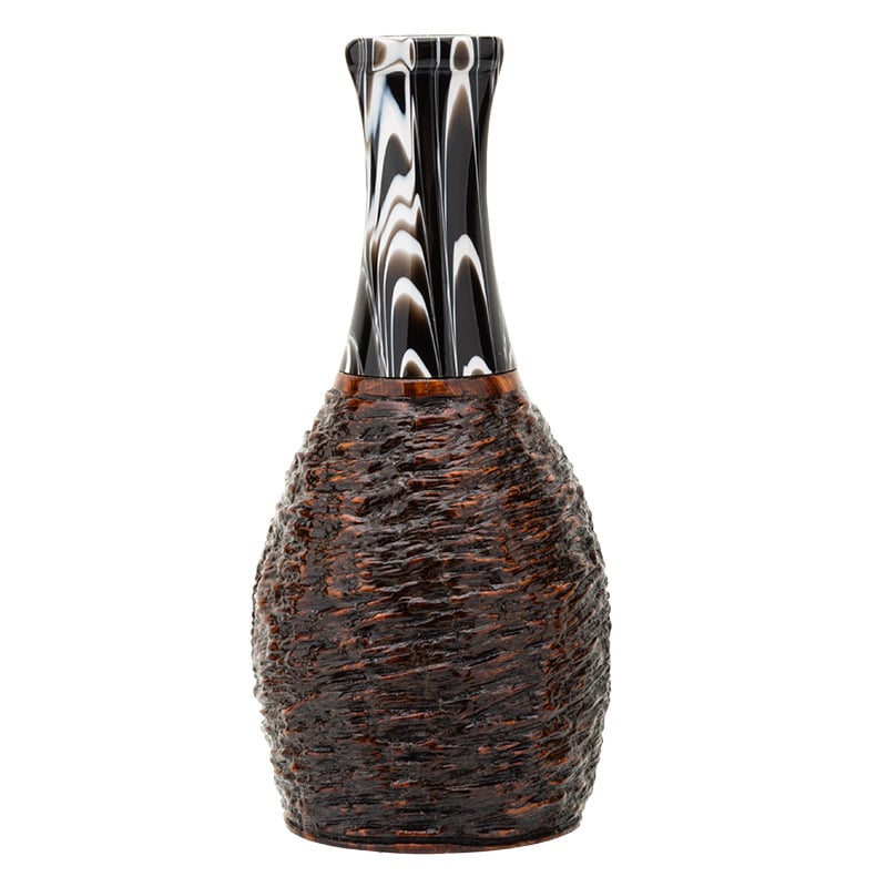 LUBINSKI suport din lemn pentru trabucuri și țigări, portabil cu cutie cadou, diametre multiple ale inelelor, stil lux ușor