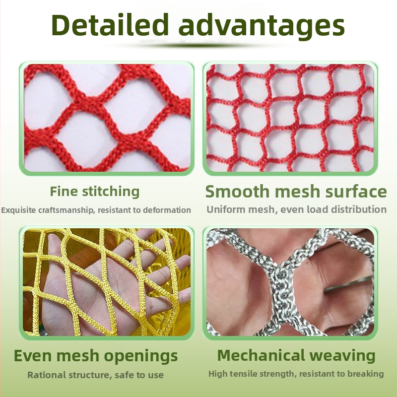 Poliesterska zaštitna mreža za penjanje – zabavna oprema, dekoracija, zaštita; Model: Zaštitna mreža; Porijeklo: Shandong; Marka: Zhixiang
