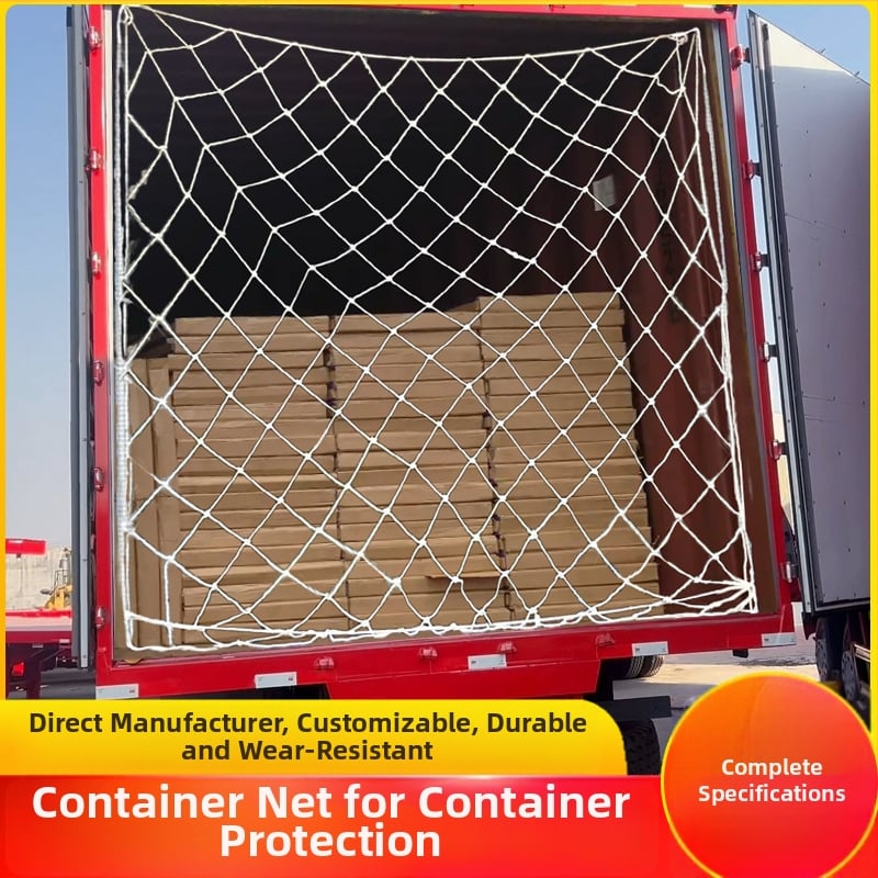 Prilagođena zaštitna mreža za kontejnere i kamione: poliesterski materijal, sigurnosna zaštita, model po narudžbi, zaštita kontejnera, brtvljenje kamiona i pokrov pikapa
