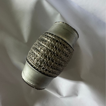 Autó kipufogó rugalmas csatlakozó cső rozsdamentes acélból, hullámcsöves, Ø45 mm × 100 mm, univerzális illeszkedés