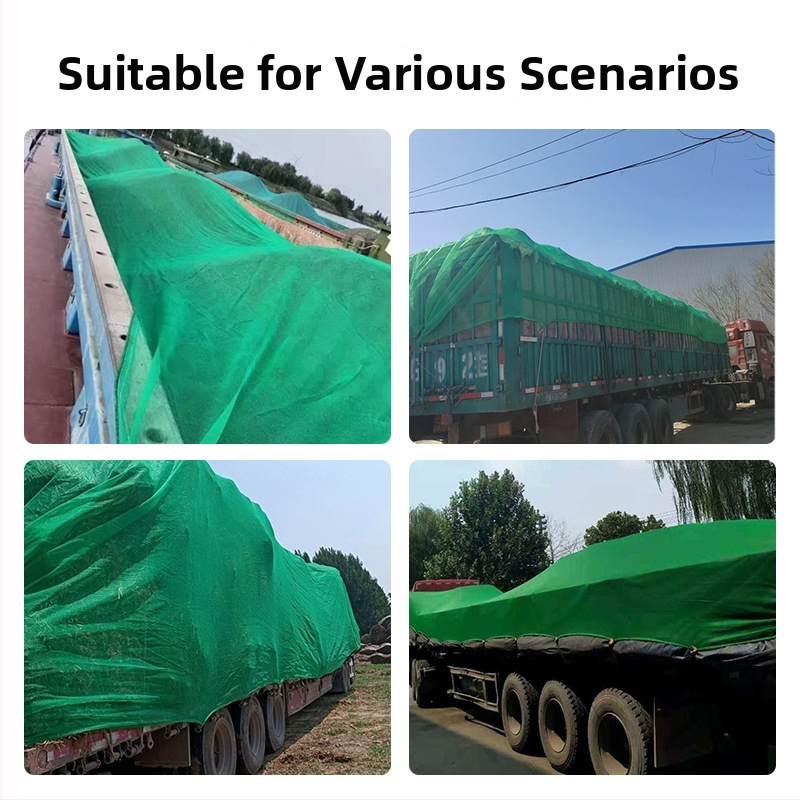 Poliesterna mreža za zatvaranje vozila – za kamione, zaštita od prašine, zaštita tla i kamenja, marka Ruifeng Rope Net