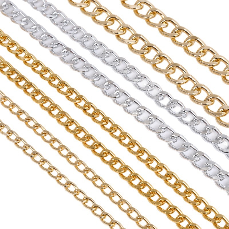 Aluminijski lanac za odjeću — dekorativni lanac za torbe, DIY dodatak, remen za crossbody nošenje
