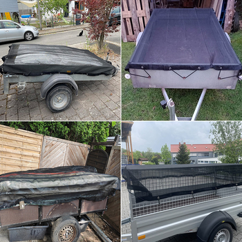 Mreža za prijevoz i brtvljenje vozila, zaštitna mreža pretinca s teretom, Polietilen, Model Sbfcw-pe001, Izdržljivost 600 N