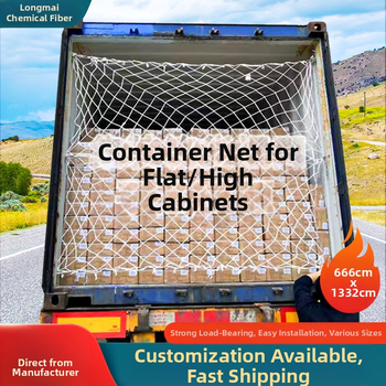 Kontejnerska mreža za teret — zaštita od kolapsa, zaštitna izolacijska mreža, zatvaračka mreža za vozila, ojačanje protiv pada