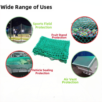 Junda Zaštitna mreža za kamionski teret — Tip: Sigurnosna mreža; Funkcija: Zaštita; Upotreba: Mreža za zaštitu tereta kamiona; Model: JDTCW168-1