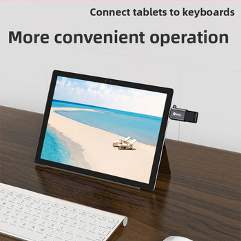 Type-C OTG адаптер за Android телефони, USB 3.0 интерфейс, USB-A порт, поддръжка за USB флаш дискове, външни дискове и четец за карти, модел A24 P73