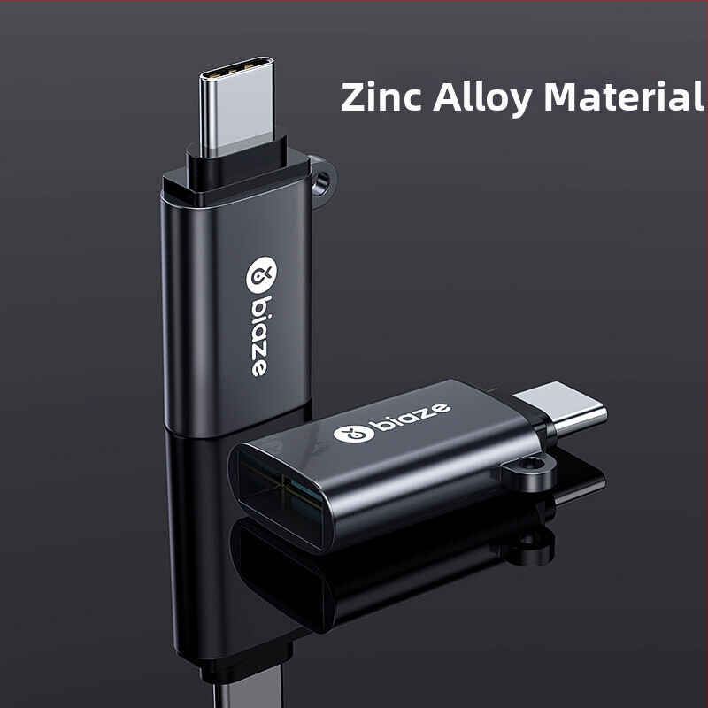 Type-C OTG адаптер за Android телефони, USB 3.0 интерфейс, USB-A порт, поддръжка за USB флаш дискове, външни дискове и четец за карти, модел A24 P73