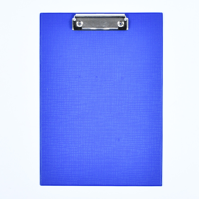 PVC A4 mapa s dvostrukim panelom i sklopnim klipom, model 0321M, Platinum