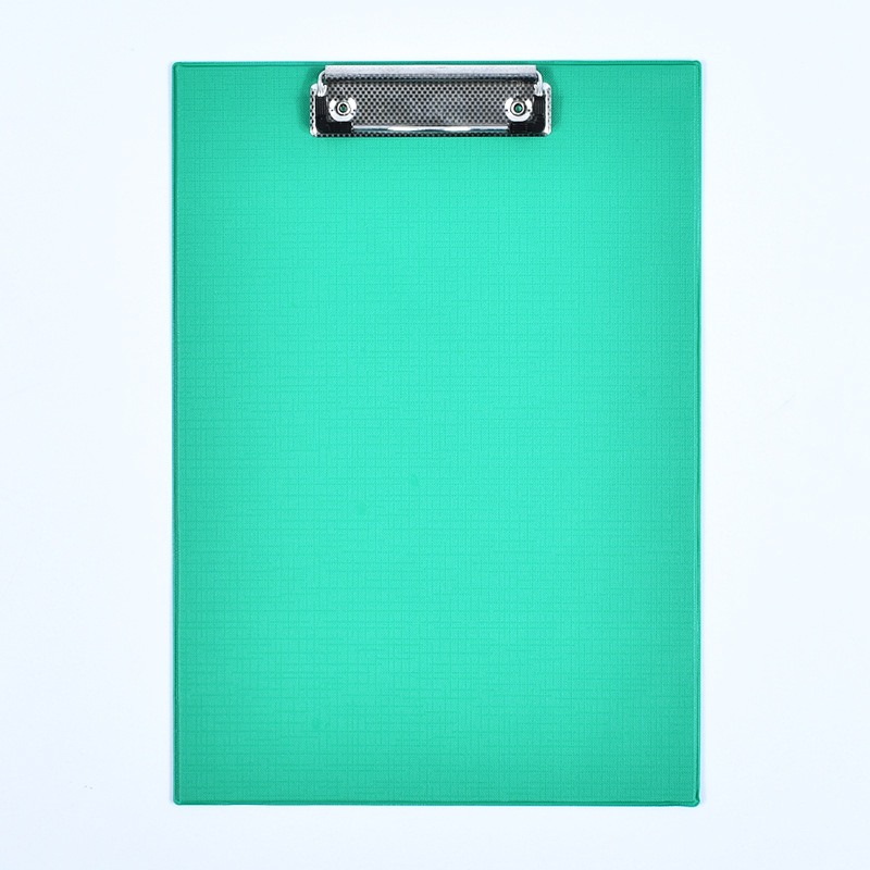 PVC A4 mapa s dvostrukim panelom i sklopnim klipom, model 0321M, Platinum
